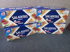 lot 253 image: 4- 48 ct pks Gamesa Saladitas Salti...