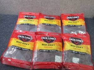 lot 261 image: 6- 3.25 oz Jack Links Teriyaki Beef...