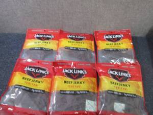 lot 263 image: 6- 3.25 oz Jack Links Teriyaki Beef...