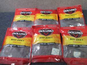 lot 265 image: 6- 3.25 oz Jack Links Teriyaki Beef...