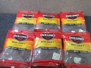 lot 267 image: 6- 3.25 oz Jack Links Teriyaki Beef...