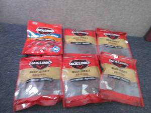 lot 271 image: 5- 3.25 oz Jack Links Original Beef...