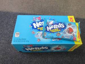 lot 273 image: 12- 3 oz  Nerds Very Berry Gummy Cl...