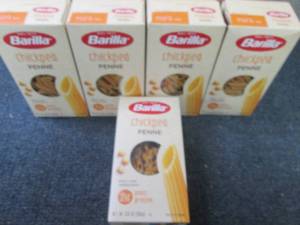 lot 286 image: 5- 8.8 oz Barilla Chickpea Penne...