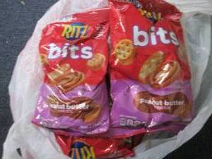 lot 360 image: 12- 3 oz Ritz Bits Peanut Butter...
