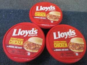 lot 388 image: DD 3- 16 oz FROZEN Lloyds Barbecue...