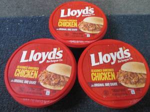 lot 389 image: DD 3- 16 oz FROZEN Lloyds Barbecue...