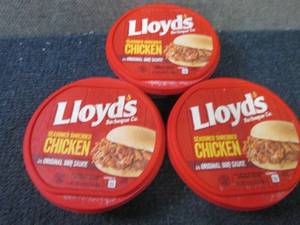 lot 390 image: DD 3- 16 oz FROZEN Lloyds Barbecue...