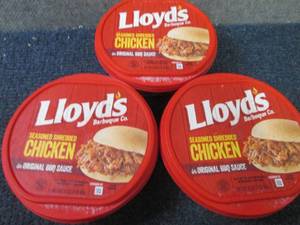 lot 391 image: DD 3- 16 oz FROZEN Lloyds Barbecue...