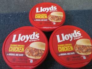 lot 393 image: DD 3- 16 oz FROZEN Lloyds Barbecue...