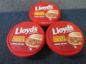 lot 397 image: DD 3- 16 oz FROZEN Lloyds Barbecue...
