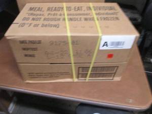 lot 432 image: Sealed Case of 12 MREs Meal Ready ...