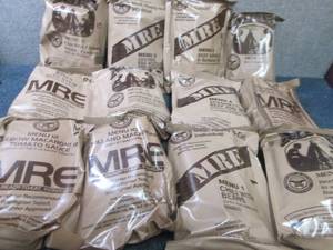 lot 437 image: Sealed Case of 12 MREs Meal Ready ...