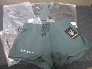 lot 456 image: 4 pr Ladies Gym Wolf Small Tie Shor...