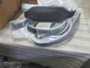lot 473 image: 7 Gym Wolf Lifting Belts...