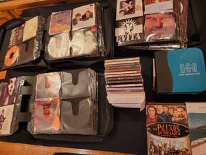 lot 55 image: A lot of CDs. Various genres. Comes with everything you see. Approximately  150 CDs.