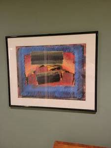 lot 68 image: Kairong Liu Abstract Framed Print.