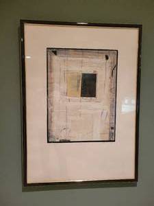 lot 71 image: Framed Lithograph. Satori III. 33 of 700. Illegible signature.