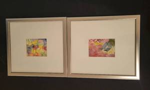 lot 110 image: A pair of Watercolor Paintings by Betty A. Wiens. Still Life Fruit.