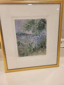 lot 118 image: A signed but Illegible Serigraph. 1 of 1 limited edition. The Country XXXXXIV