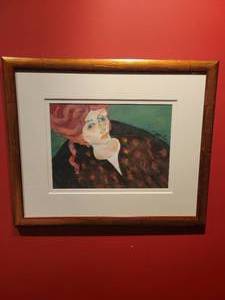 lot 127 image: Oil Painting of a Lady. Signed Gaertner.