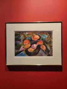 lot 134 image: A watercolor Painting After Matisse by Betty A. Wiens.