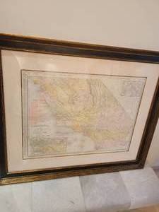 lot 144 image: C 1907 Map Of California with Details for San Diego & Los Angeles. California Railroads and City Populations.