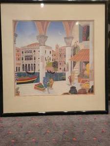 lot 147 image: Thomas McKnight Venice Art Work