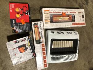 lot 26 image: Lot of Assorted Electrical Heaters Various Models and Conditions Customer Returns See Pictures