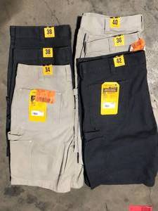 lot 49 image: Lot of Assorted Mens Work Shorts Various Models and Sizes  Customer Returns See Pictures