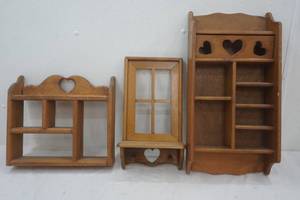 lot 433 image: Wall shelves