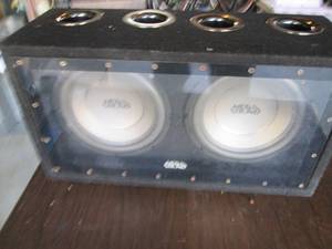 Mega Sound 8in subwoofer with sub-b...