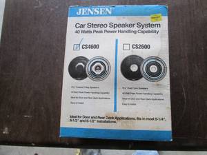 Jensen car stereo speaker system 40...