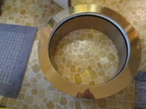 Brass tone metal Port Hole or conve...