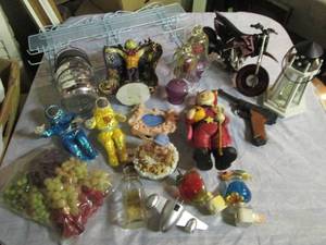 Variety of home decor including nau...