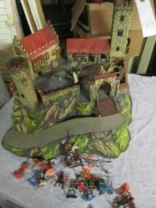 Vintage ELASTOLIN Castle Fortress M...
