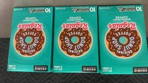 Lot of 3 Boxes of Donut Shop Regular Medium Roast Coffee Pods