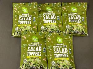 GA 2 (8) - Go Raw Organic Sprouted Seed Salad Toppers - Italian Herb, 4 oz (Lot of 5)