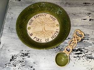 Grasslands Road Plate & Spoon Set