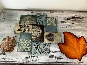 Rustic Leaf Wall Decor Set