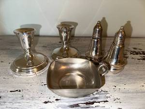 Towle Sterling & Pewter Set