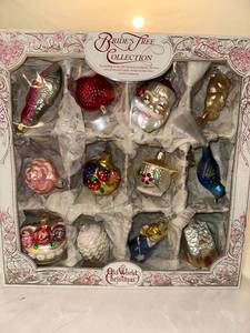 Old World Brides Tree Collection Christmas Ornament Set