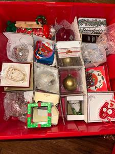 Hallmark, Beleek and Various Christmas Ornaments Lot
