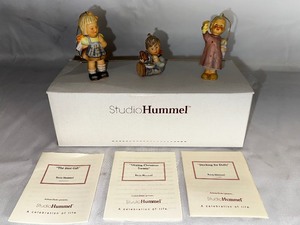Studio Hummel Set of Three Christmas Ormaments