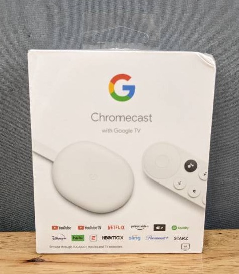 lot 82A image: Brand New Google Chromecast with Google TV - Streaming Entertainment in 4K HDR N