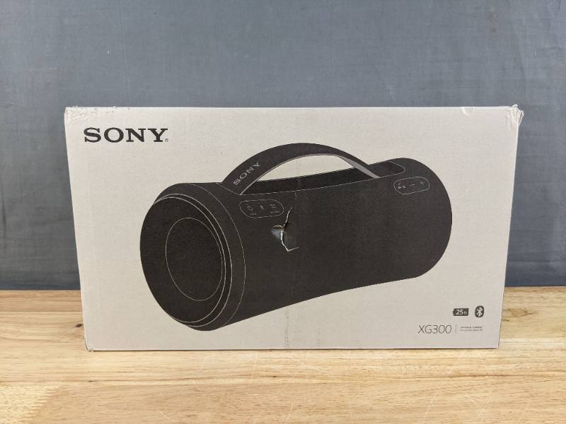 lot 4C image: Brand New Sony SRS-XG300 Wireless Portable Bluetooth Party Speaker IP67 Water-resistant and Dustproof, Black $349 Retail Y