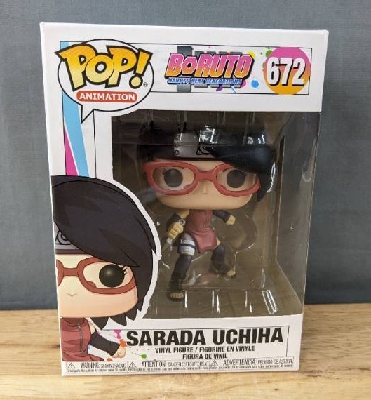 lot 44H image: Brand New Funko Pop Boruto Naruto Next Generations Sarada Uchiha #672 Figure N
