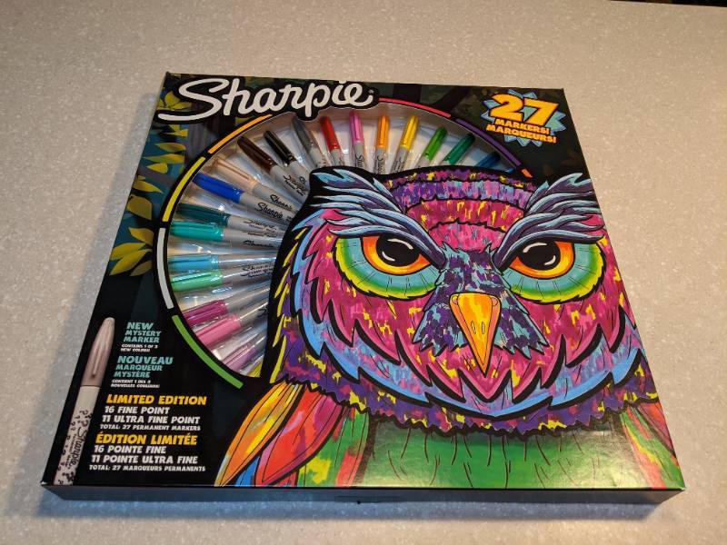 lot 450A image: New Sharpie Markers 27 Total Fine Ultra Fine Point P