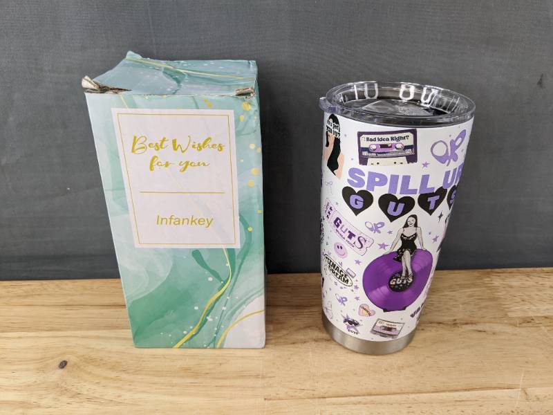 lot 212 image: Brand New Olivia Rodrigo Tumbler L