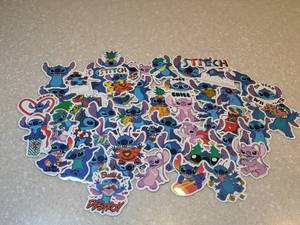 lot 401 image: 50 Total Brand New Lilo & Stitch Stickers P